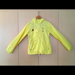 Burton Zip-Up Bright Yellow Rain Jacket